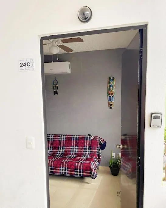 普拉亚卡门Tropical Flat Next To The Jungle公寓 墨西哥