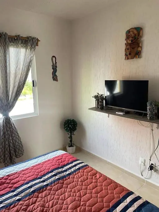 公寓 普拉亚卡门Tropical Flat Next To The Jungle公寓
