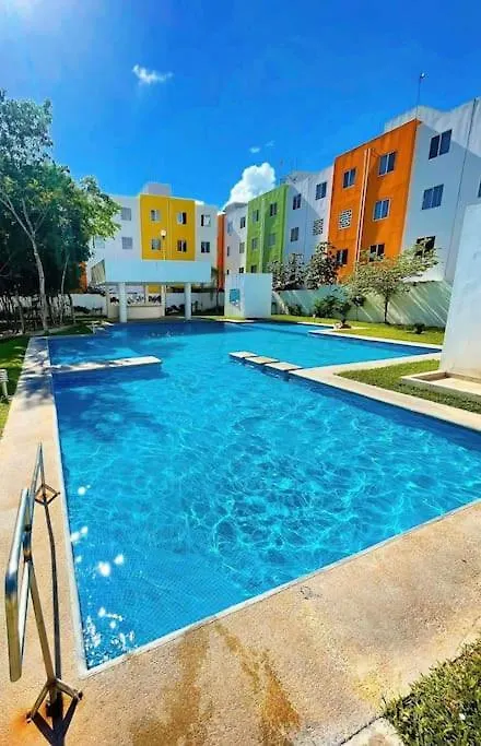 普拉亚卡门Tropical Flat Next To The Jungle公寓